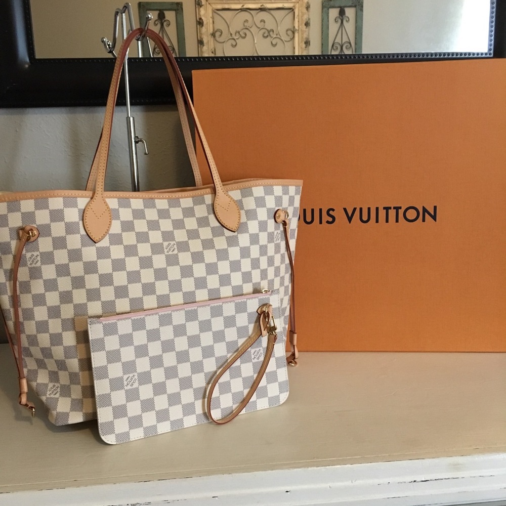 Louis Vuitton Neverfull MM Azur